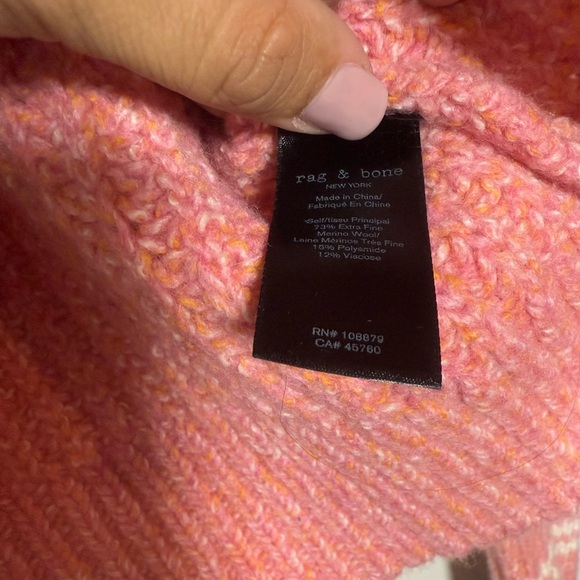 Rag & Bone Cheryl Wool Blend Sweater Size Small - Picture 6 of 6